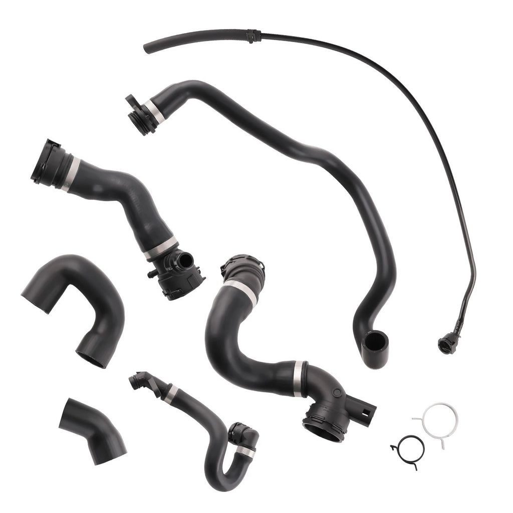 7 Hoses Radiator Coolant Pipe Kit for BMW E90 128i 328i N51 (2007–2011)