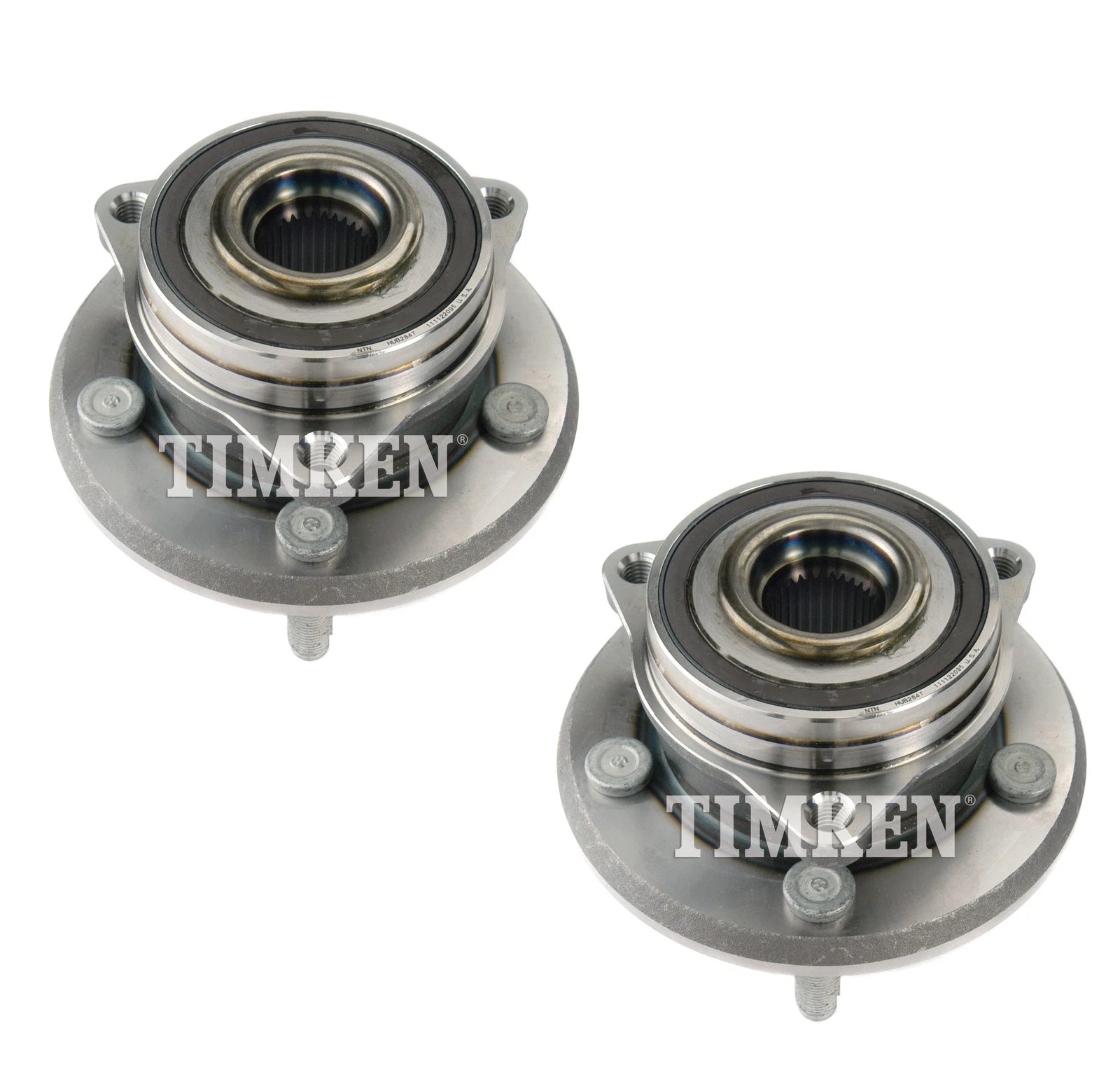 Set of 2 Front Timken Wheel Bearing and Hub Kit for Dodge Durango (2011–2017)