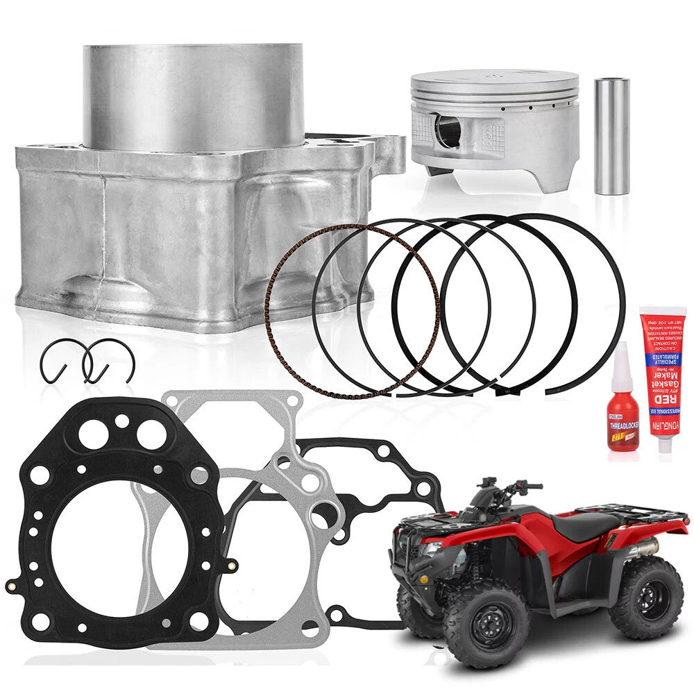 Top End Rebuild Kit with 86.5mm Cylinder Piston for Honda Rancher TRX420 (2007–2018)