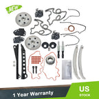 Timing Chain Kit with Cam Phasers & VVT Valves for Ford F150, Lincoln (2004–2008)