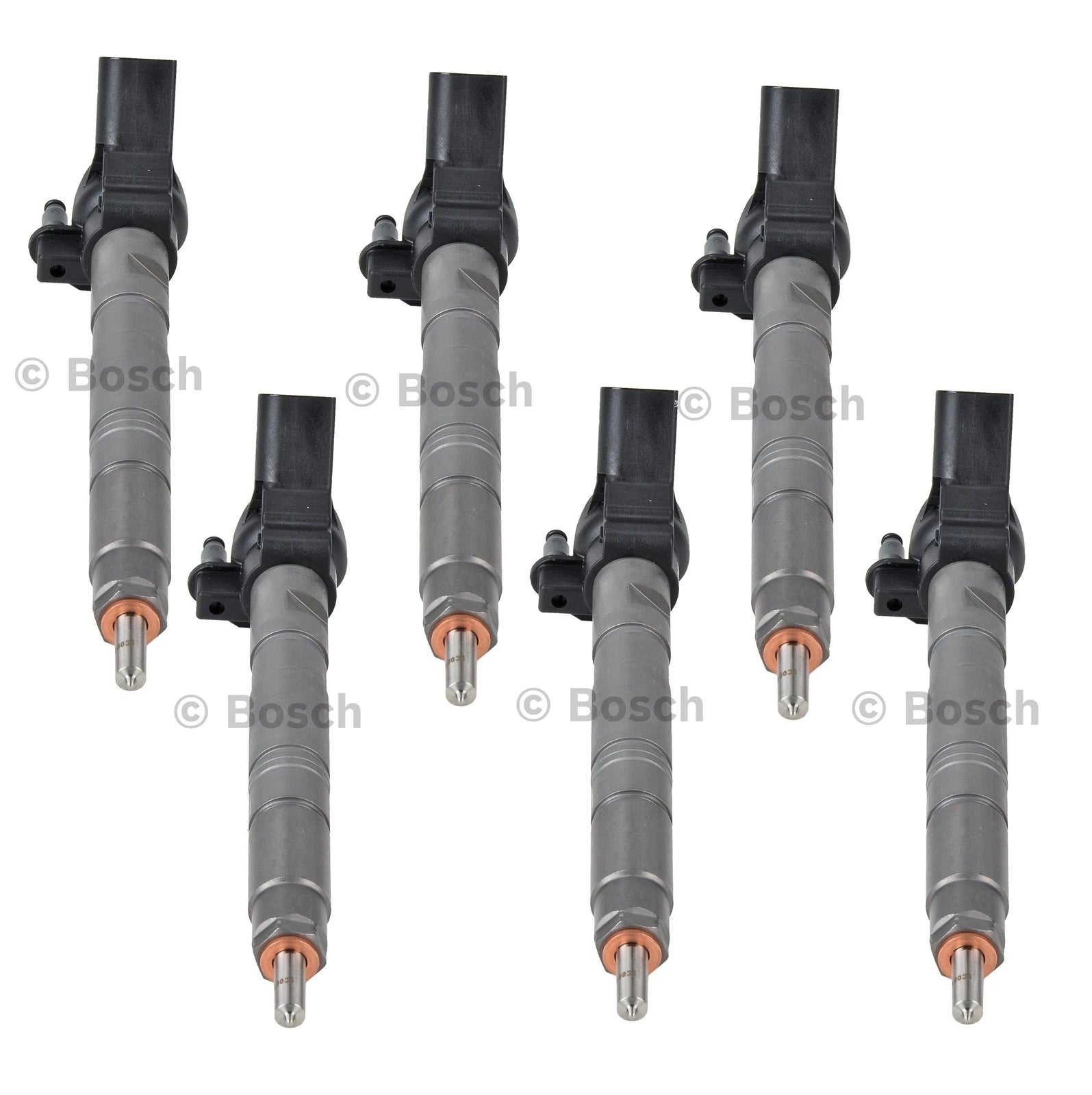 Set of 6 Bosch Fuel Injectors for Audi Q7 VW Touareg 3.0L V6 (2009–2012)