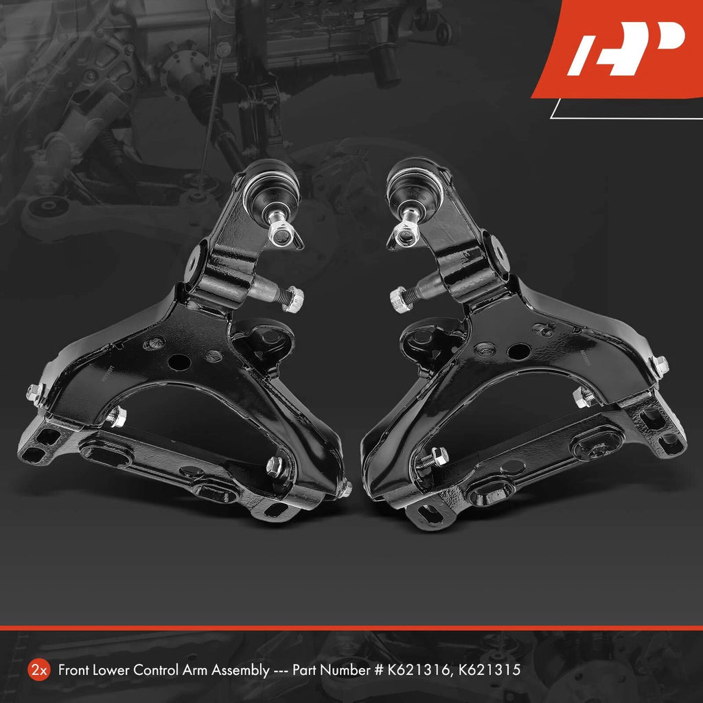 2X Front Lower Control Arm with Ball Joint for Chevy Trailblazer (2002-2009)