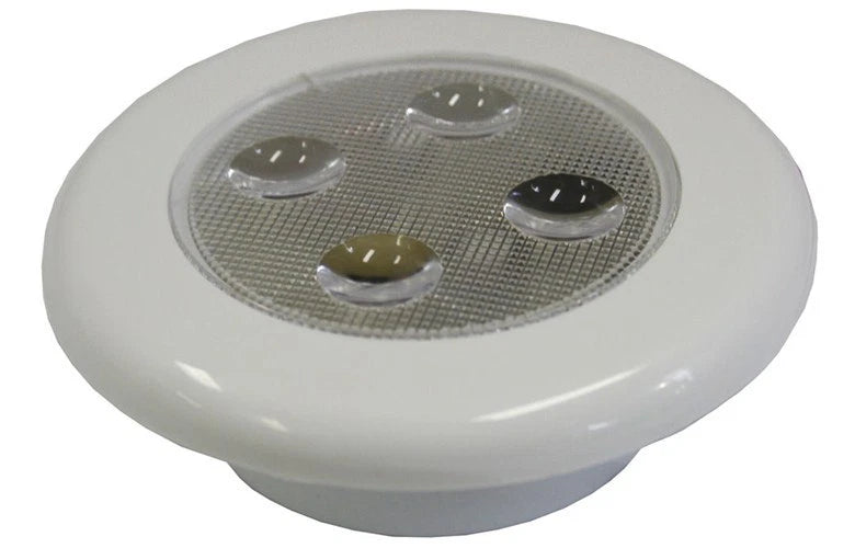 Set of 4 LED Waterproof Compact Cockpit Courtesy Lights for Boat Caravan (12/24V)