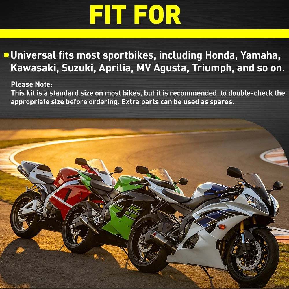 Fairing Bolt Kit for Honda CBR600RR CBR900RR CBR1000RR (2003–2023)