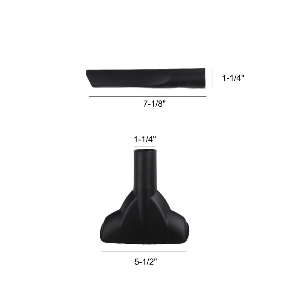 Nozzle Kit 3 Pieces for 1.25 Inch Hose and Extension Wand Fittings