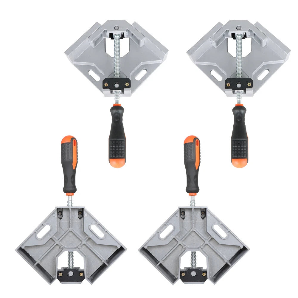 4X Corner Clamps for Woodworking DIY (90 Degree Right Angle)