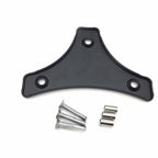 Sissy Bar Backrest Pad Mount Kit for Harley Touring (2009–2017) Black