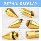 20x Spiked Racing Wheel Lug Nuts M12 x 1.5mm 60mm Arrow Style for Universal