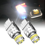 2X AUXITO 3157 3156 LED Backup Reverse Light Bulbs 2400LM