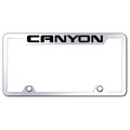Mirrored Truck License Plate Frame - Officially Licensed for GMC Canyon