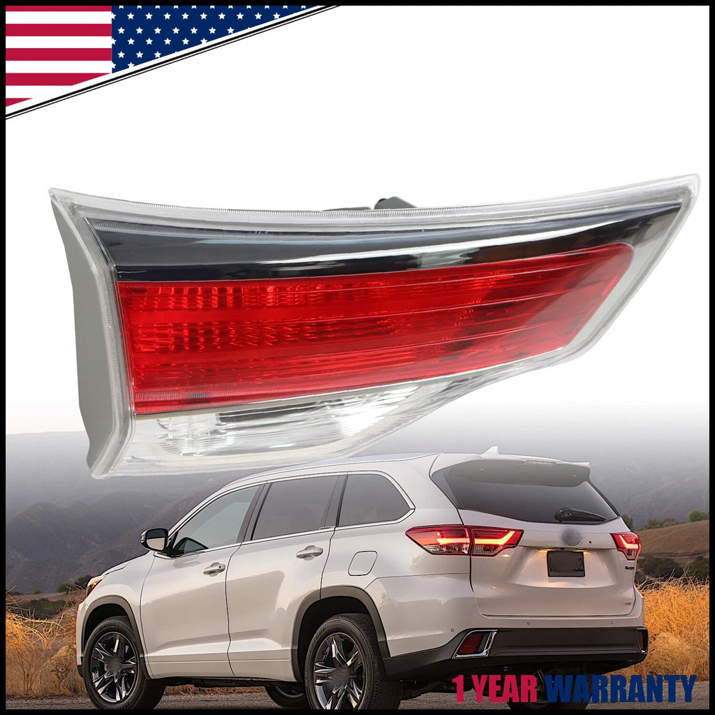 Inner Left Driver Side Tail Light Brake Lamp for Toyota Highlander (2014–2016)