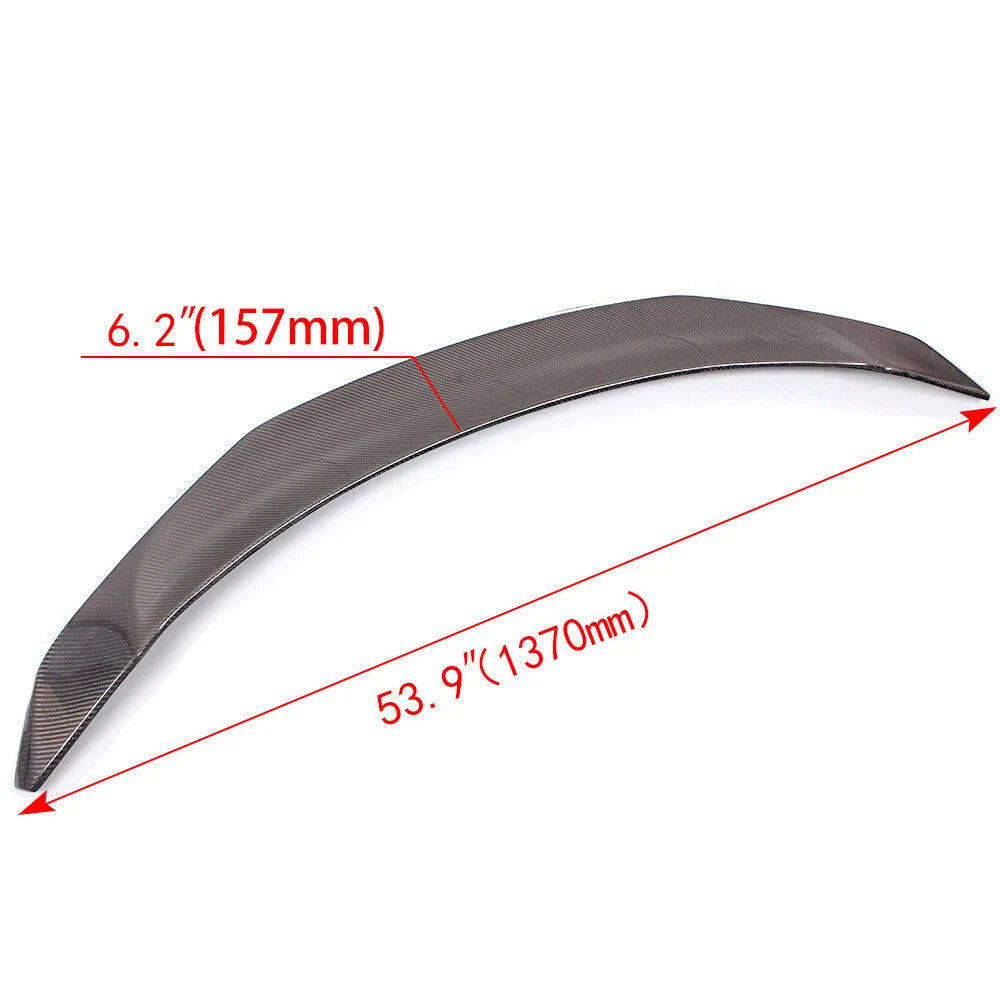 Carbon Fiber V Style Rear Spoiler for Model 3 (2017–2024)