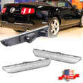 2X Clear Lens Rear Bumper Side Marker Lights for Ford Mustang (2010–2014)