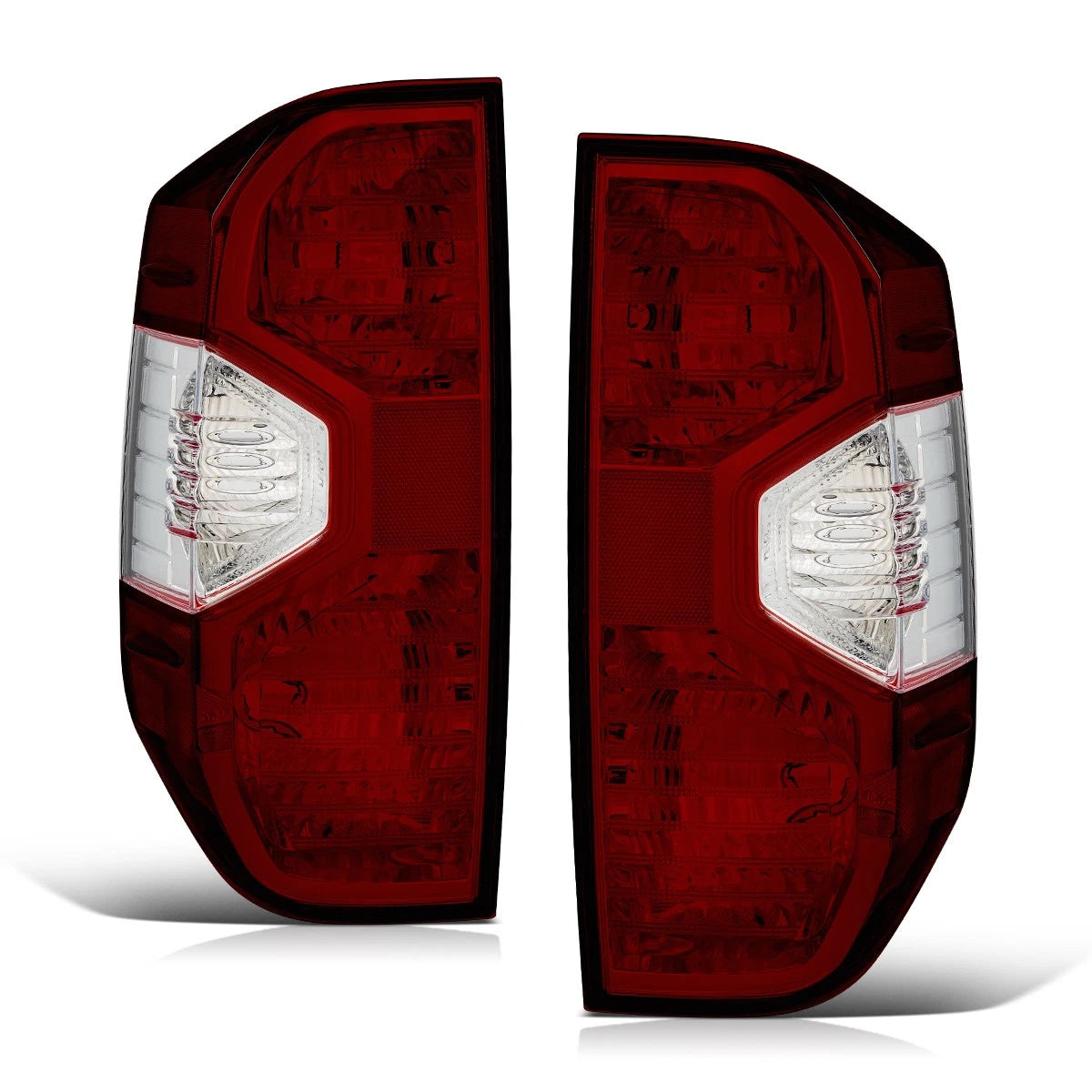 Tail Brake Lights for Toyota Tundra (2014–2021) - Dark Red Lens