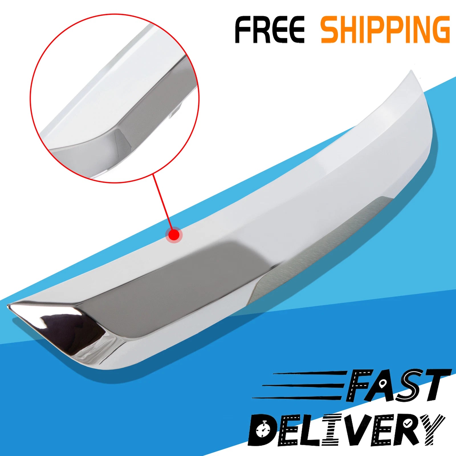 Lower Chrome Front Grille Trim for Ford Fusion (2010–2012) FO1216104C