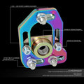 2X Adjustable Camber/Caster Plates for Ford Mustang (1979–1989) Neo Chrome