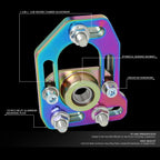 2X Adjustable Camber/Caster Plates for Ford Mustang (1979–1989) Neo Chrome