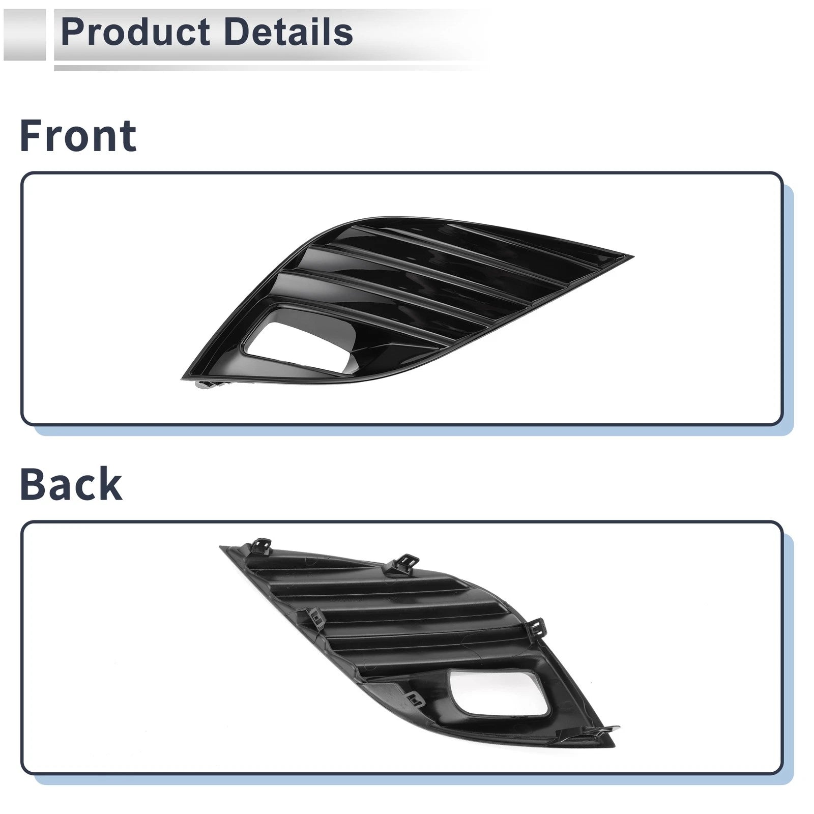 1 Pc Fog Light Grill for Toyota Camry SE/XSE (2018–2020) No. 8148106210