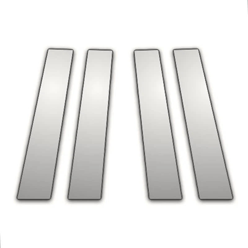 4Pc Chrome Pillar Post Covers for Ford Fusion (2010–2012)