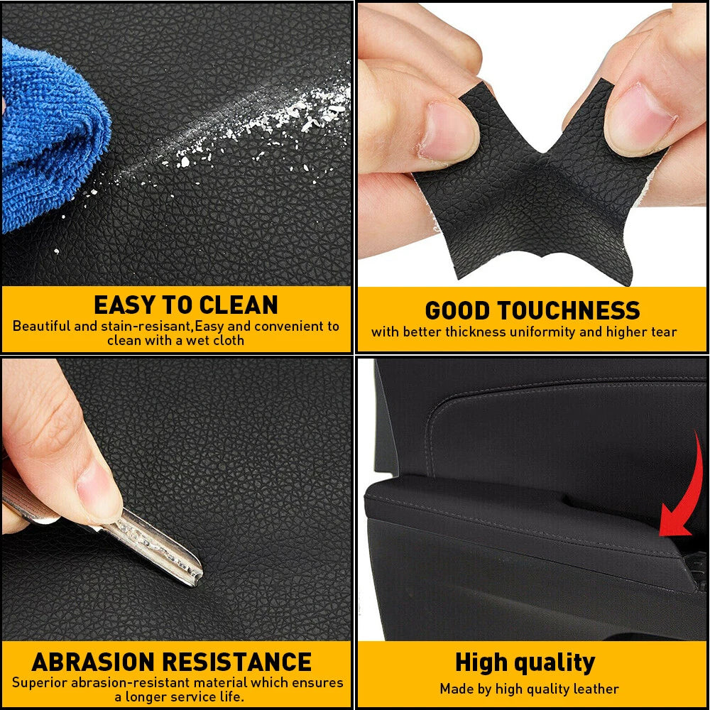 Set of 2 Leather Armrest Door Panel Covers for Toyota Avalon (2013–2018)