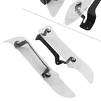 Clear Motorcycle Side Spoilers Wind Deflectors for BMW K1600GT (2017-2023)