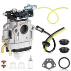Carburettor Kit for Brush Cutter 43cc 49cc 52cc with Gasket, Start Pump, Hose