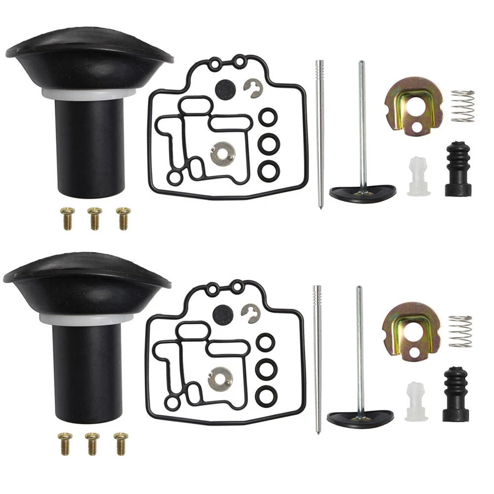 2X Carburetor Plunger Diaphragm Kit for Yamaha YP250 (2000–2010)