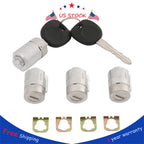 Door Lock Cylinders with Keys for Chevy GMC Express Savana (2001–2007)