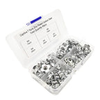 90Pcs Carbon Steel T-Nuts Assortment M3 M4 M5 M6 M8 for Various Applications