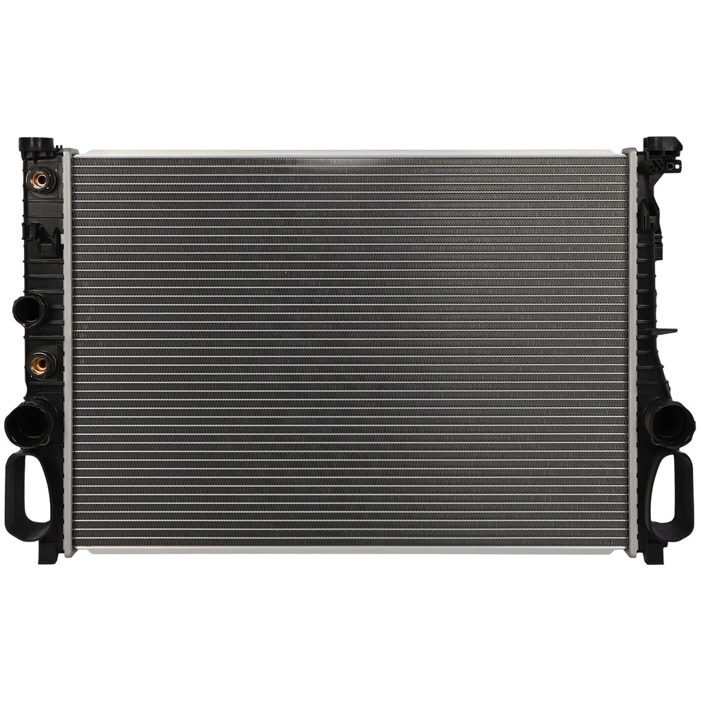 Radiator for Mercedes-Benz E320 E350 (2003–2009) Aluminum 8" Inlet Outlet