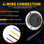 2X 4" Round LED Tail Light for Truck (Year Range Not Specified)