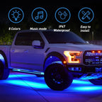 RGB LED Underbody Light Kit for Cars and Trucks (Universal Fit)