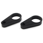 1.25" Handlebar Brake Clutch Cable Clamp for Harley Bike Black
