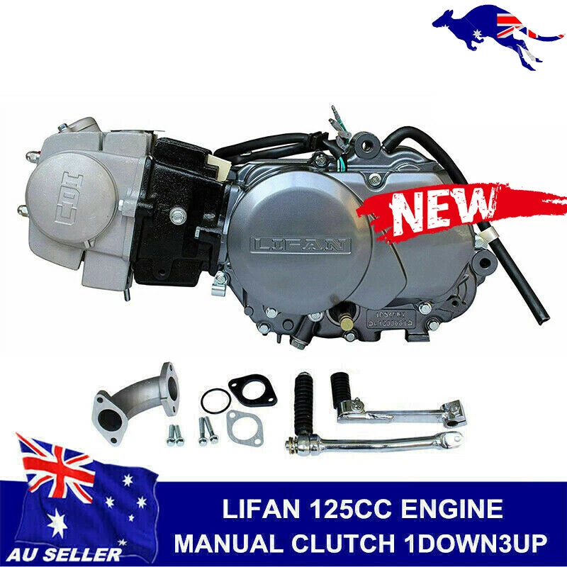 125cc Racing Engine for Dirt/Pitbike/Motorbike (3+1 Manual Clutch)