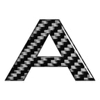 Car Badge Emblem Alphabet Letter Decals Stickers for Wall Window Door