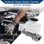 Brake Master Cylinder with Reservoir No. 585102D500 for Hyundai Elantra (2001–2003)