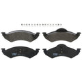 Disc Brake Pad Set for Dodge Dakota (2000–2002)