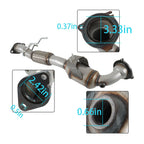 Front Catalytic Converter for Ford Fusion 1.6L 1.5L Turbo (2013–2019)