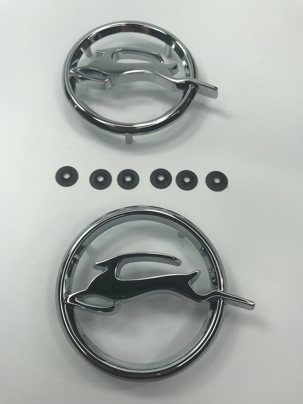 Chrome Quarter Panel Deer Emblems for 1964 Chevrolet Impala