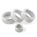 Silver AC Climate Control Knob Ring Cover for Honda Civic CR-V (2023-2024)