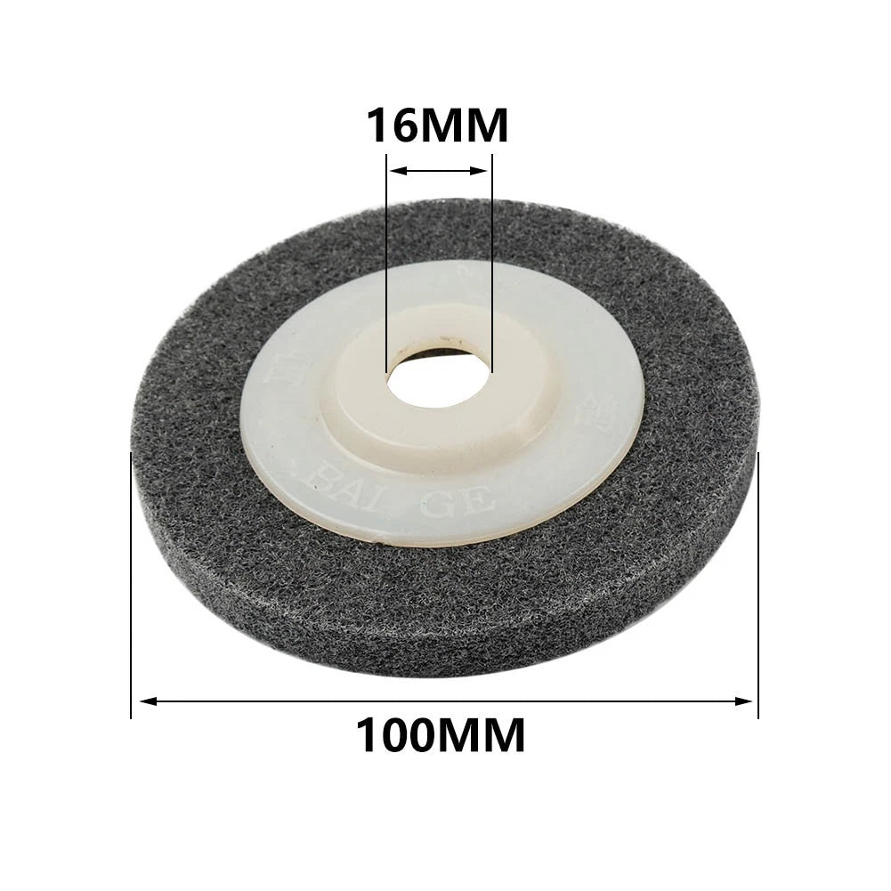 4" Nylon Fiber Buffing Wheel Polishing Disc for Angle Grinder (100mm)
