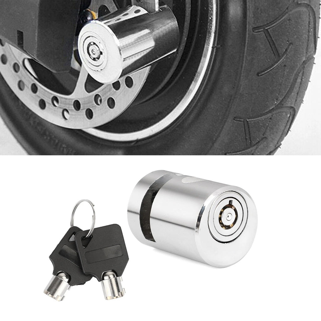 1X Anti-theft Wheel Disc Brake Lock for Motorcycle Scooter Bicycle