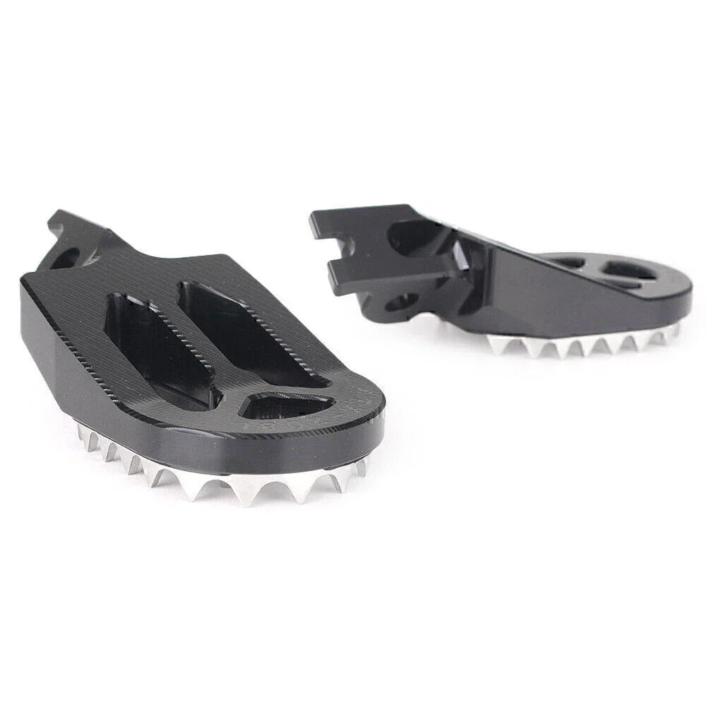 Black Shark Teeth Racing Foot Pegs for Kawasaki KX250 KX450 (2008-2015)