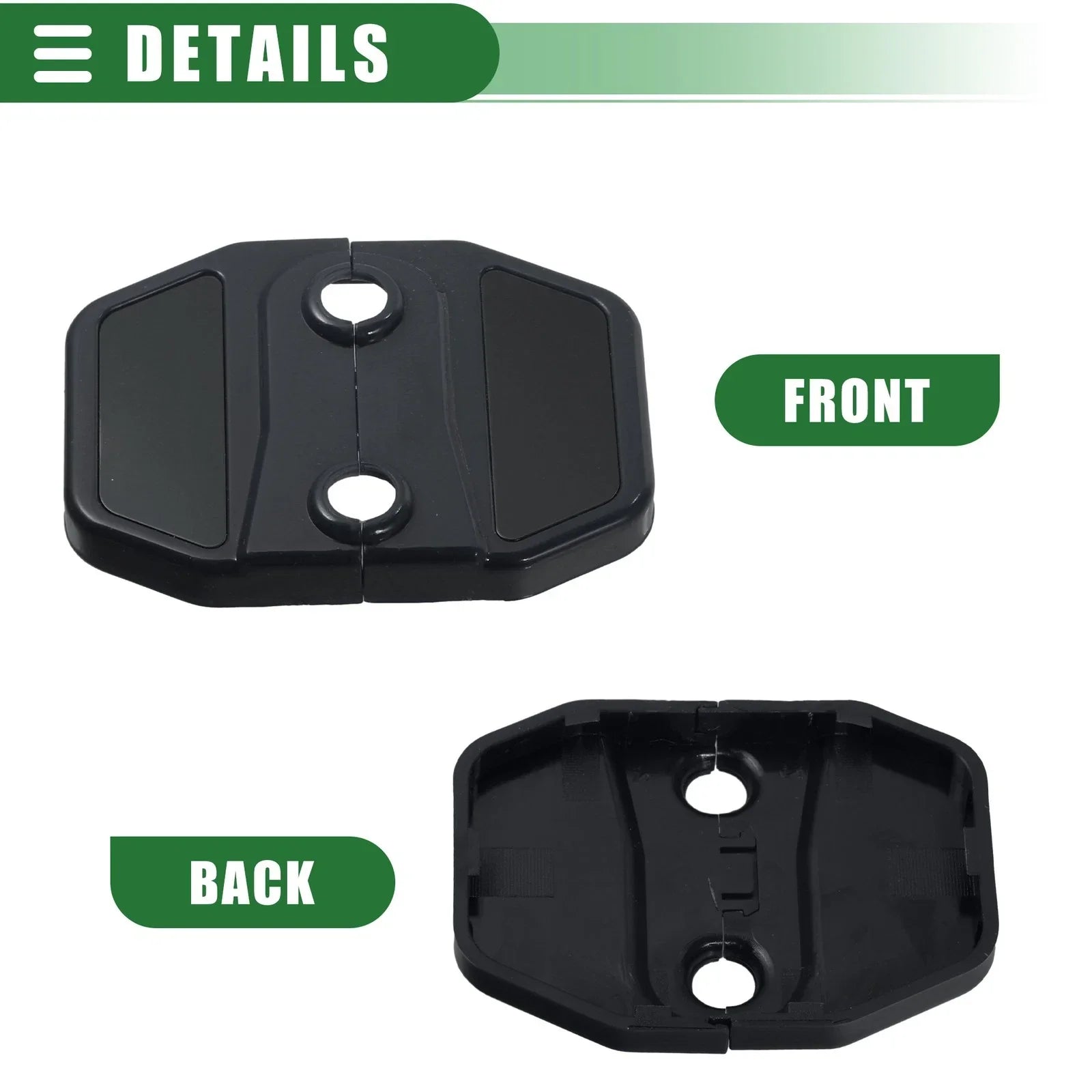 4pcs Door Latch Lock Cover Protector for BMW 1 Series 2 Series ABS Black