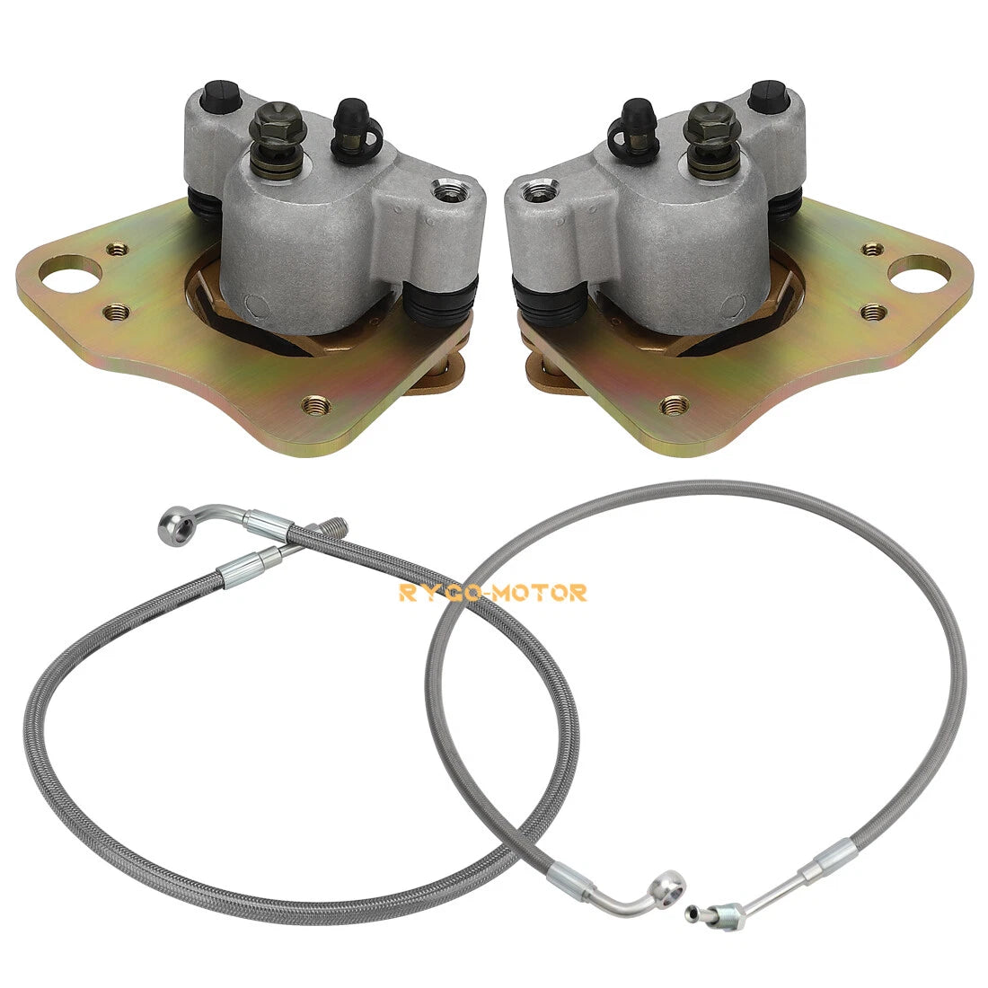 Front Brake Calipers & Hose Lines for Polaris Sportsman 500 570 700 800 (2000–2023)