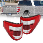 Pair LED Rear Tail Light Assembly W/Blind Spot for Ford F-150 (2021–2023)