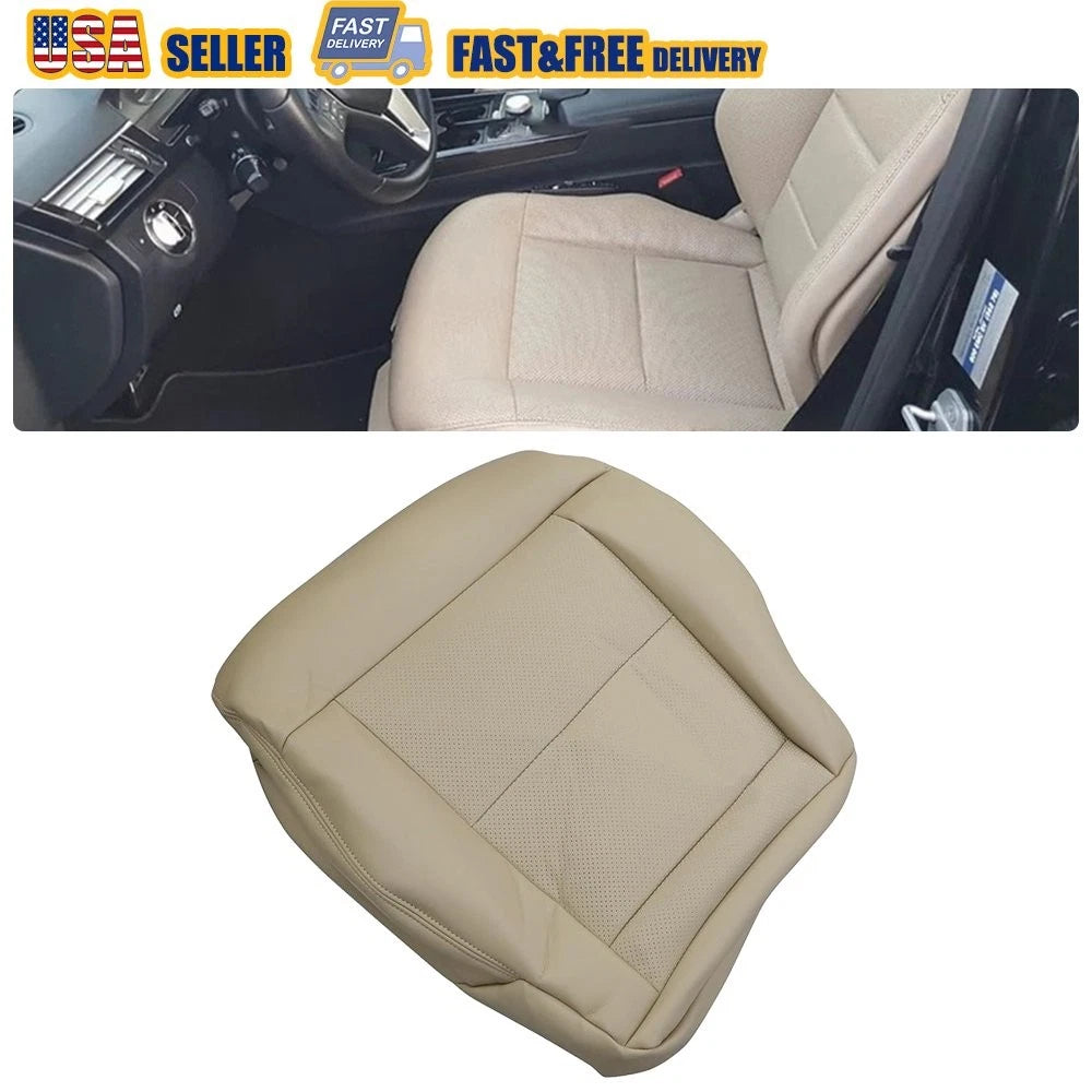 Replacement Driver Bottom Seat Cover for Benz E350 (2010–2014) Tan