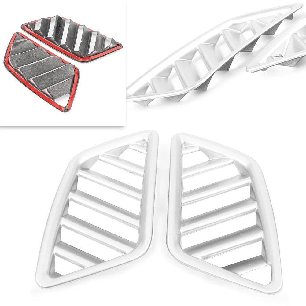Front Upper Air Vent Outlet Cover Trim for Mitsubishi Eclipse Cross (2018) Silver