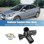 Engine Radiator Coolant Filler Neck for Hyundai Accent (2000–2015) 25329-1R200/25330-1R0