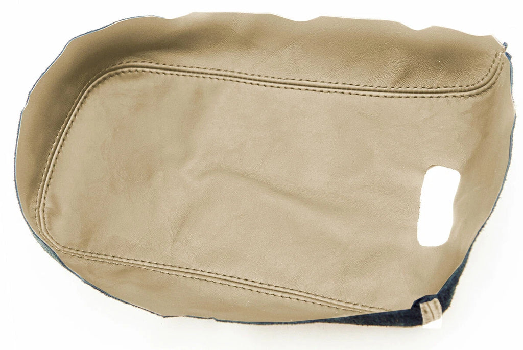 Leather Console Lid Armrest Cover for Nissan Maxima (2000–2003) Beige